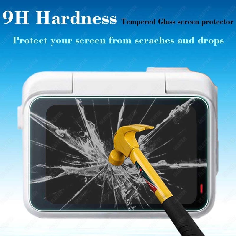 ULBTER Screen Protector for Insta360 GO Ultra [3 Pack],Tempered Glass for Insta 360 GO Ultra 0.3mm 9H Hardness Anti-Scrach Anti-Bubble - Image 3